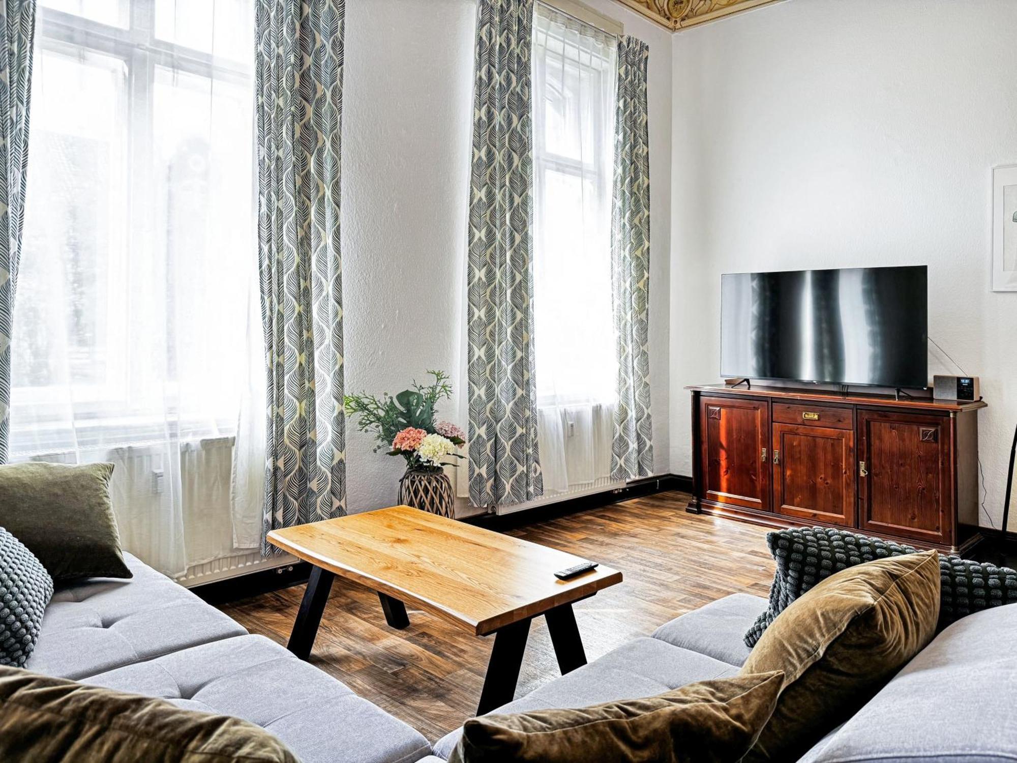 Ferienwohnung Villa Nieske - Jugendstil Denkmal, Free Wlan & Parken, Self Check-In, Smart-Tv Herzberg  Zewnętrze zdjęcie